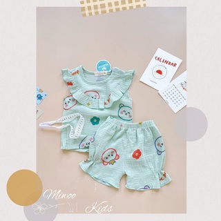🌸 BỘ XÔ MUSLIN CHO BÉ GÁI 🌸