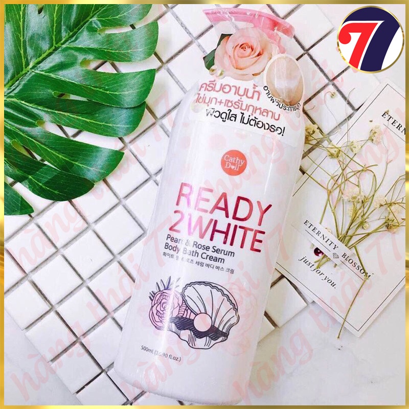 Sữa Tắm Cathy Doll Ready 2 White Pearl Rose Serum 500ml – Nhập Khẩu Thái Lan