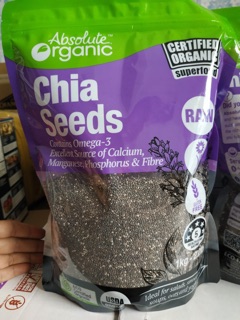 HẠT CHIA ÚC ABSOLUTE ORGANIC 1KG (mẫu tím)