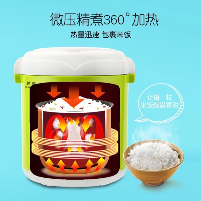 Nồi cơm điện mini 1 L | BigBuy360 - bigbuy360.vn
