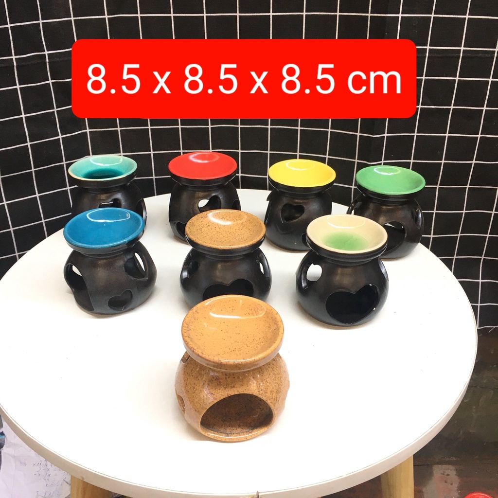 Combo Đèn xông tinh dầu và 20 viên nến tealight hoa mai cháy 2h đẹp giá rẻ - Better Life