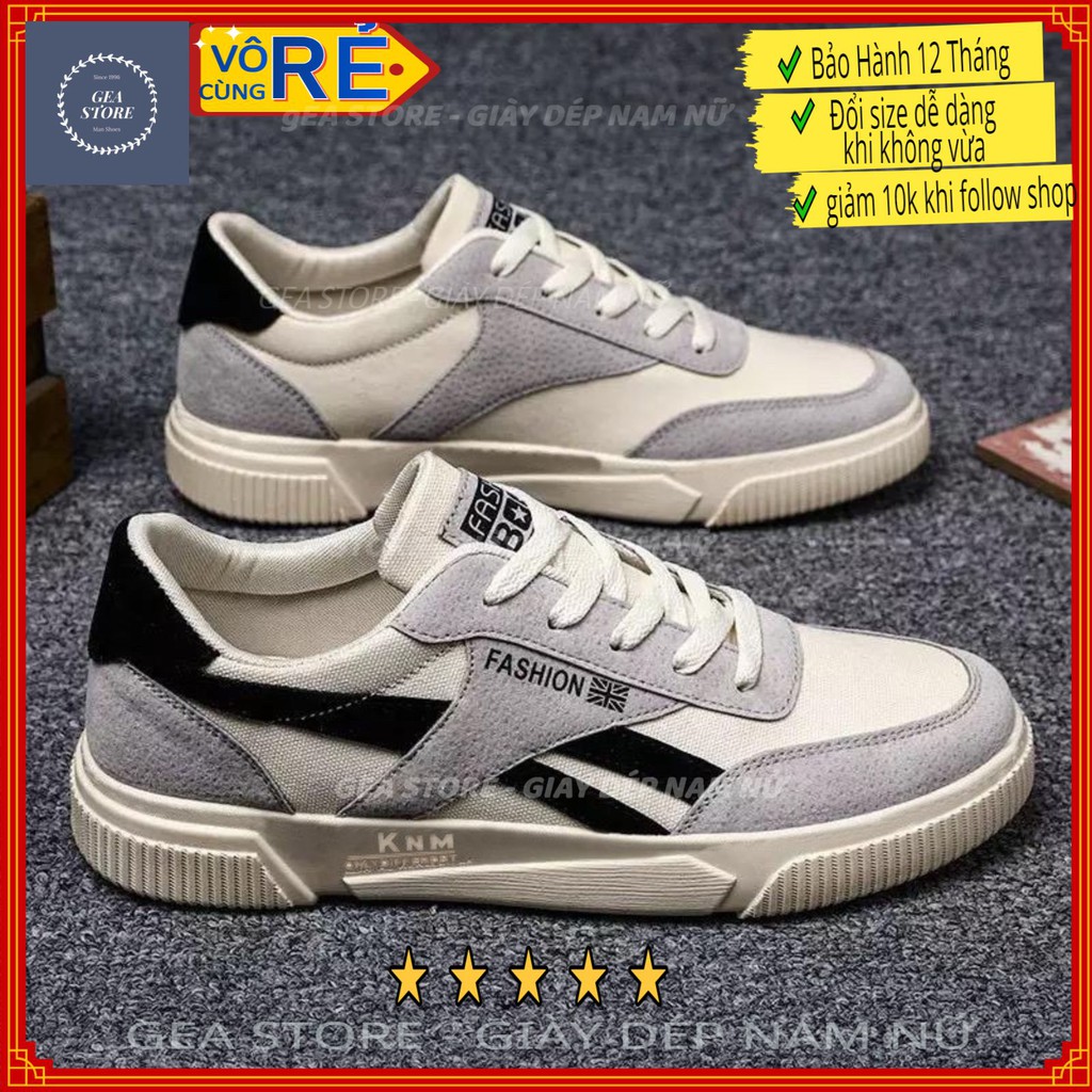 Giày sneaker nam tăng chiều cao 5cm - Giày thể thao nam gea thoáng chân, không gây mùi hôi chân - Mã GEATT01