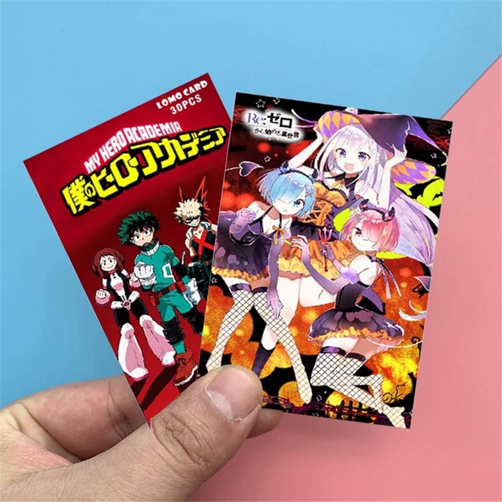 Set 30 Tấm Bưu Thiếp In Hình Anime My Hero Academia