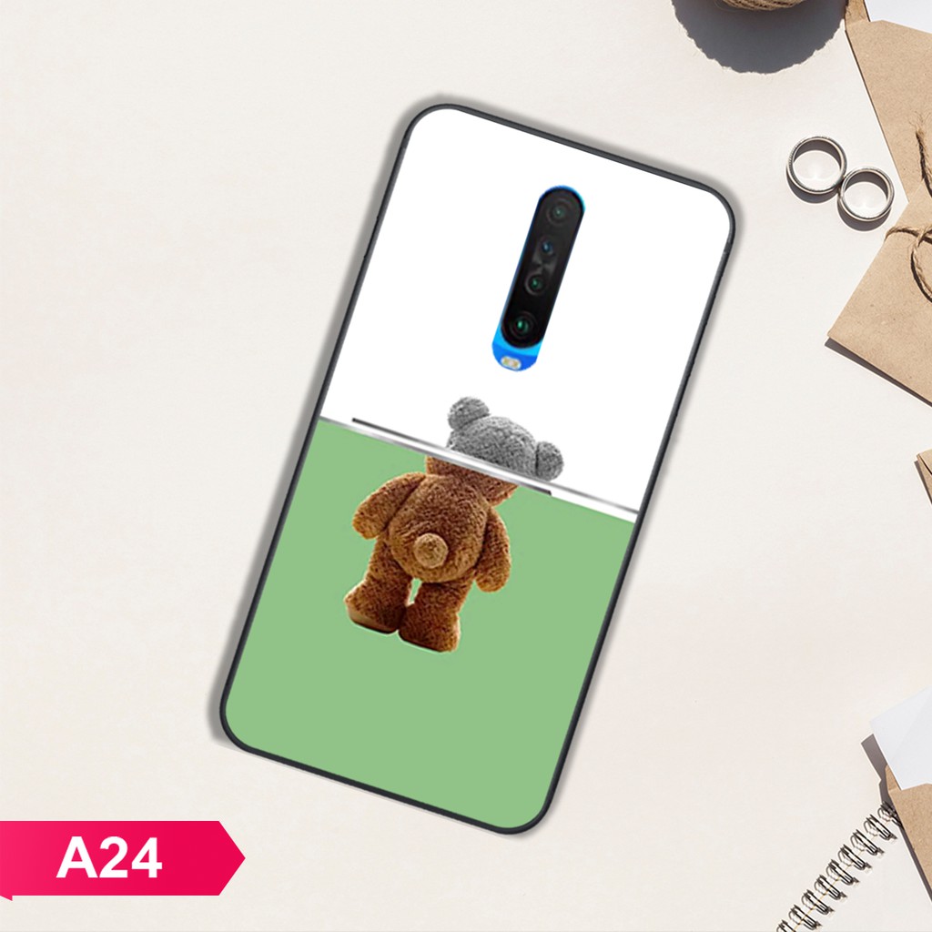 [HÀNG MỚI VỀ]ỐP LƯNG XIAOMI REDMI K20/K20 PRO/K30/MI 9T IN HÌNH GẤU BỰ CỰC ĐÁNG YÊU