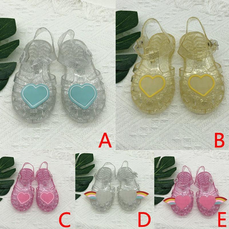 Đôi Giày Búp Bê Bằng Nhựa Họa Tiết Hoạt Hình Độc Đáo Phong Cách Hàn Quốc Sành Điệu Cho Bé Gái