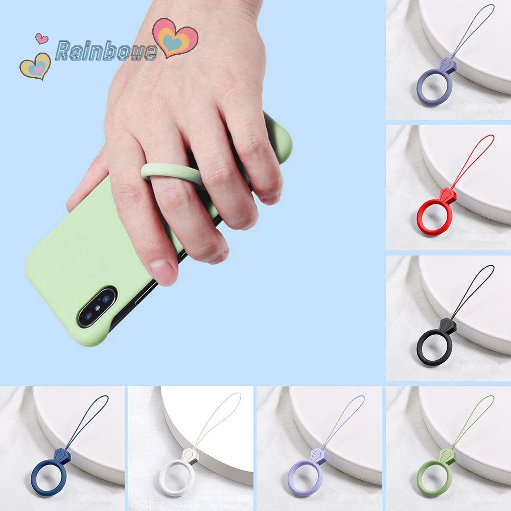 Dây Đeo Điện Thoại / Chìa Khóa Màu Cầu Vồng Chống Thất Lạc Tiện Dụng
