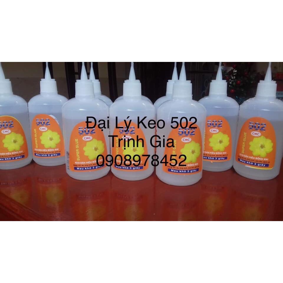 1 Thùng 10 Chai Keo 502 Full 500gr