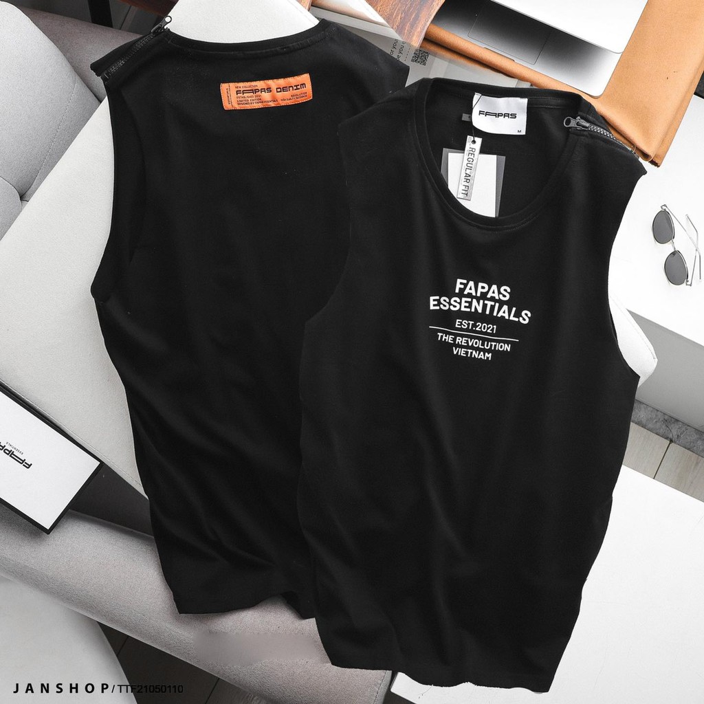 TANKTOP FAPAS ZIP VAI