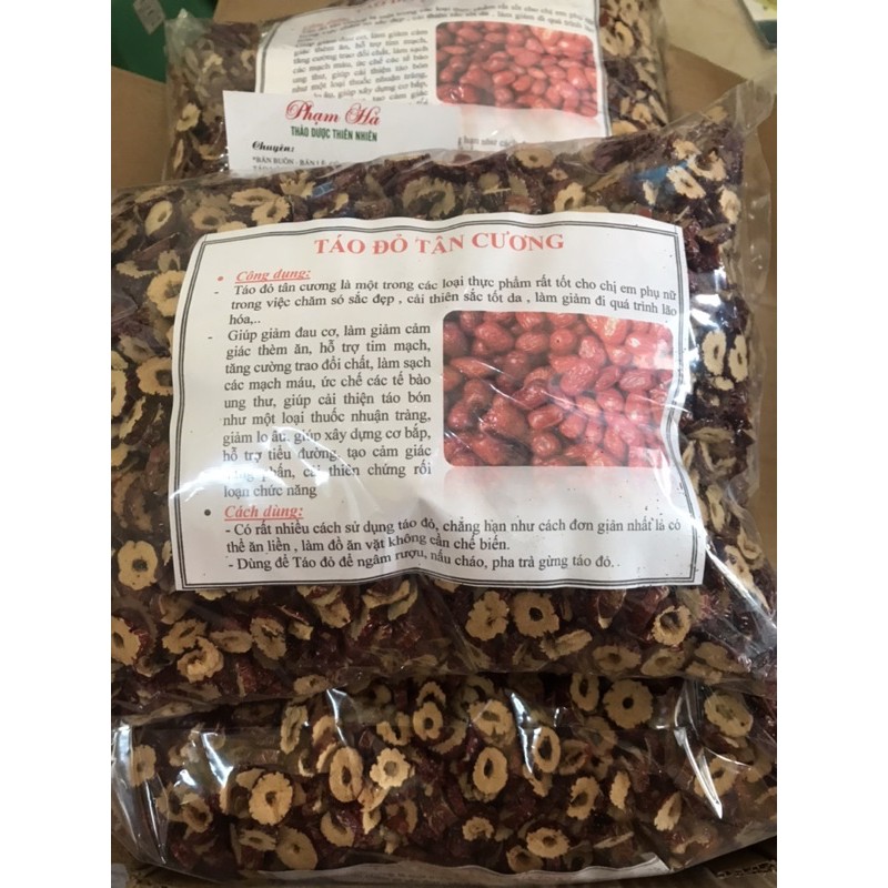 Táo đỏ thái lát Tân Cương 500g