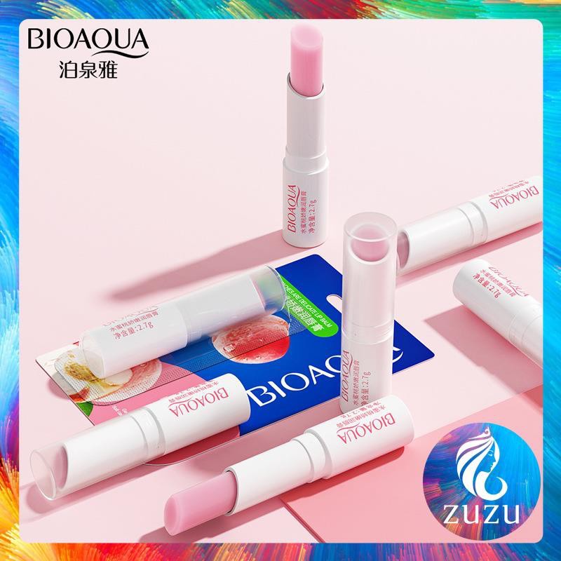 Son Dưỡng Môi BIOAQUA Mùi Đào Và Bơ Dưỡng Ẩm Chăm Sóc Và Phục Hồi Đôi Môi 2.7g WINKBEAUTY