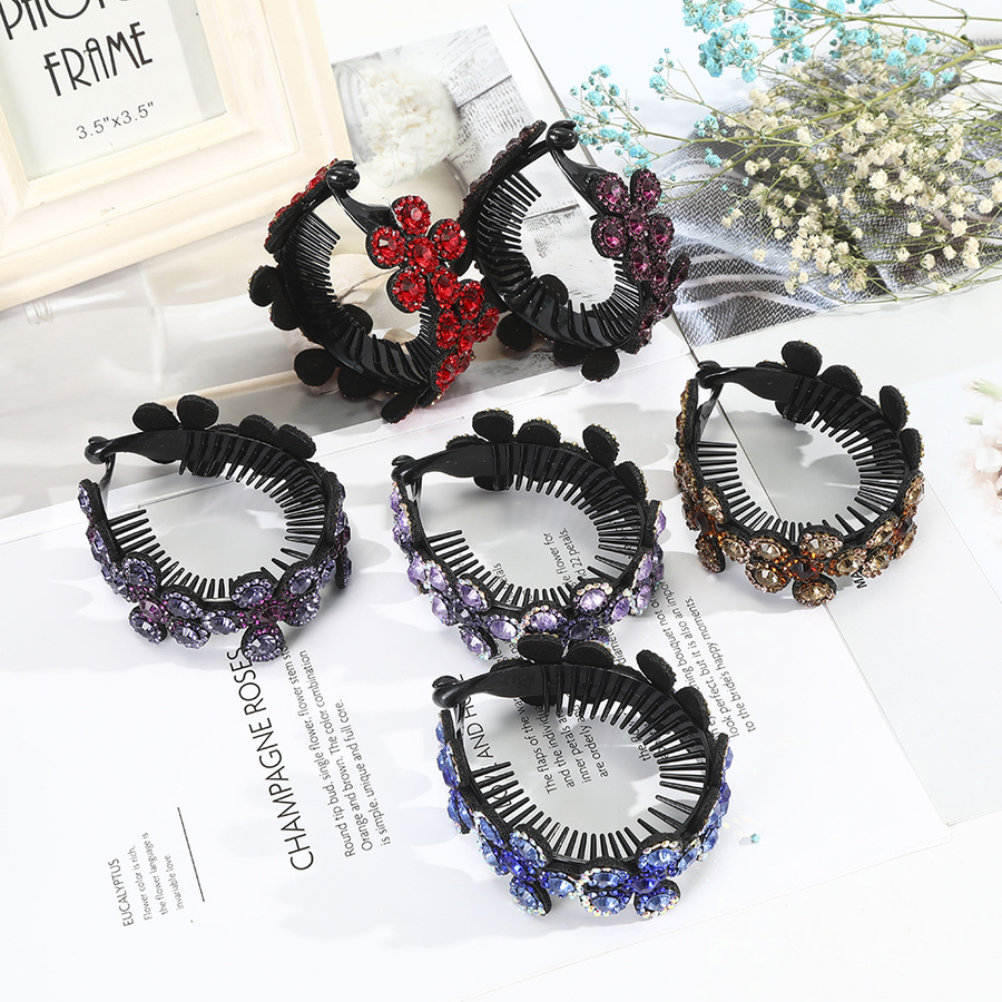 Kẹp Tóc Thiết Kế Hoa Đính Đá Thời Trang