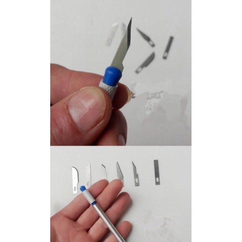 Thanh lí Bộ dao trổ, dao khắc kĩ thuật 6 kiểu lưỡi