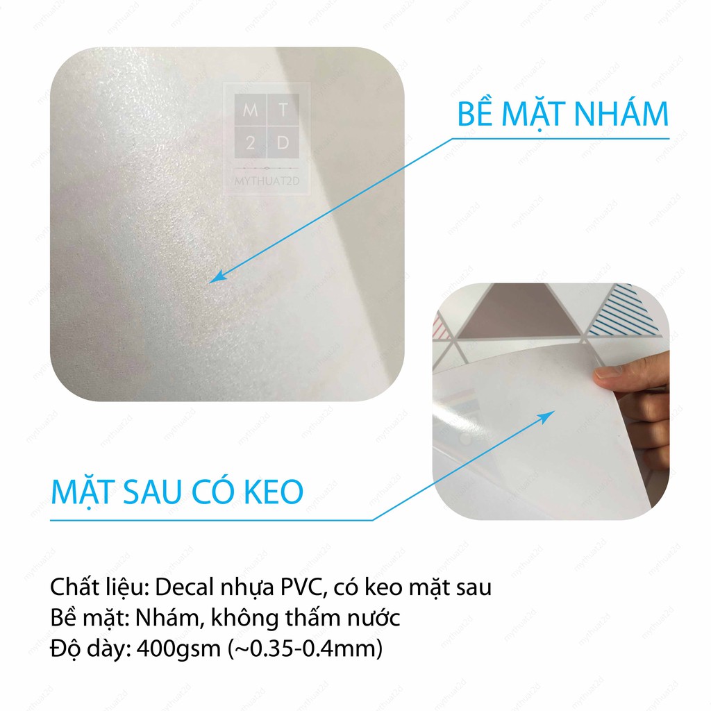 Decal gạch bông dán Sàn nhà hoa văn Terrazzo OBY - mã FL279