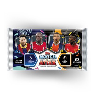 (PACK 7 thẻ) Thẻ MATCH ATTAX  mùa giải 2020/2021