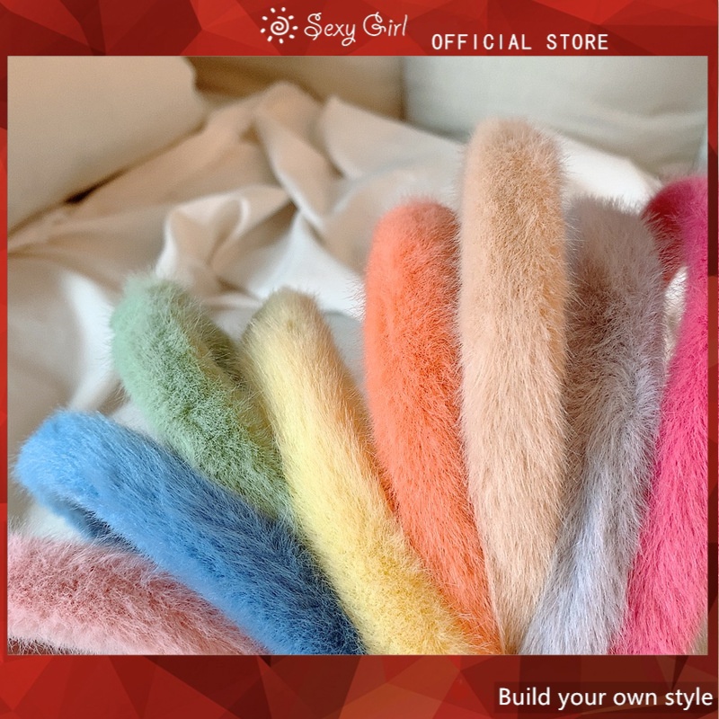 Băng Đô Cài Tóc Bản Rộng Nhiều Màu Phong Cách Hàn Quốc Thời Trang Quyến Rũ Cho Nữ