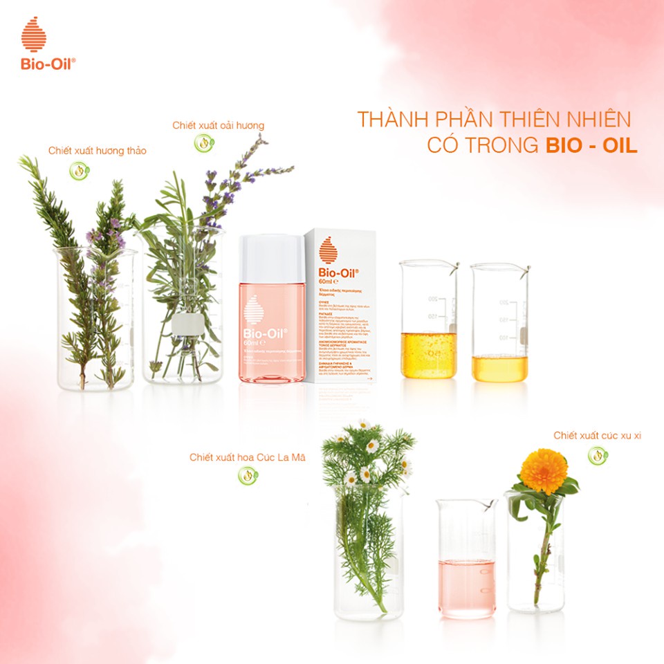 Bio Oil - serum dưỡng da, chăm sóc da. Giảm rạn da và làm mờ sẹo. Thích hợp cho làn da bà bầu