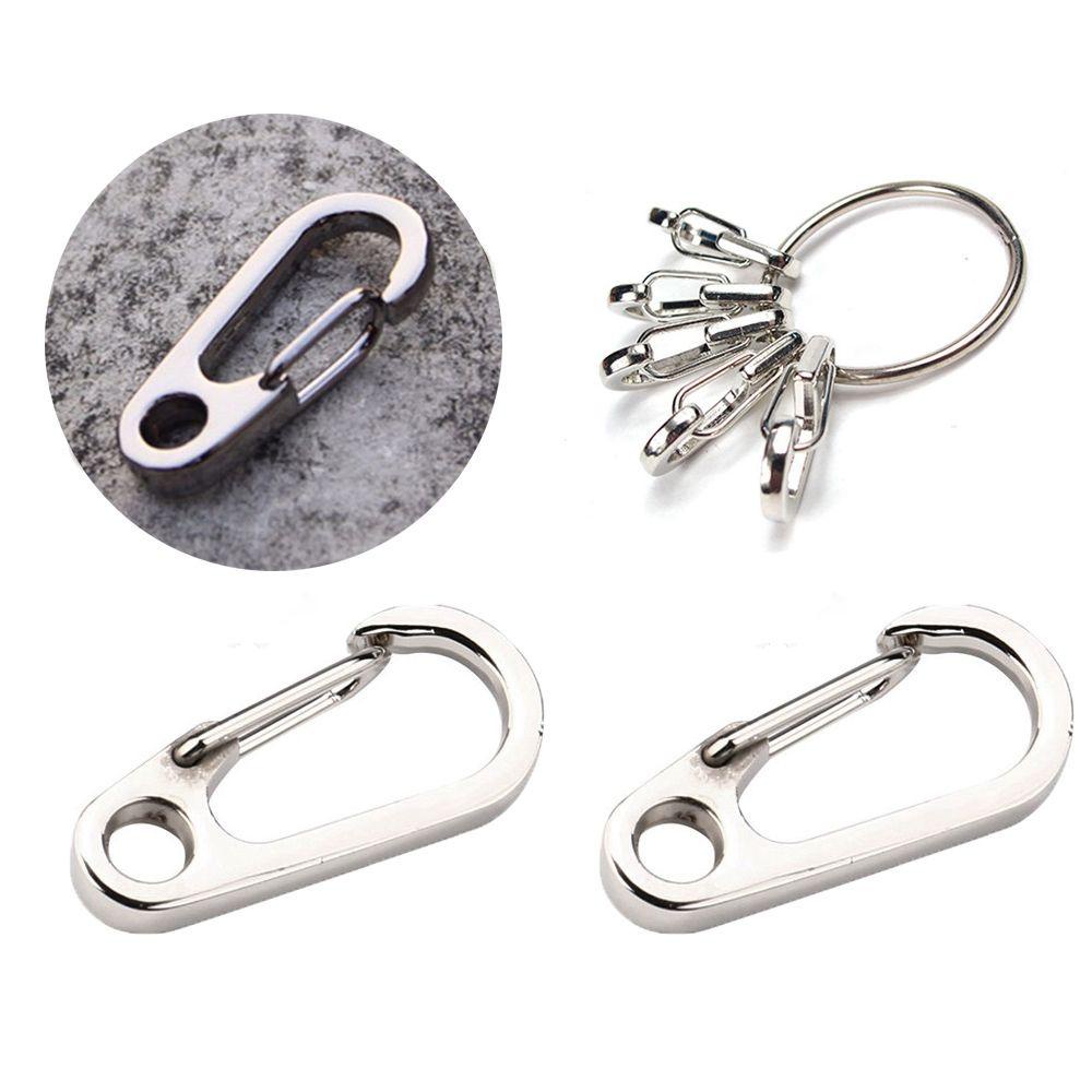 Set 4 / 8 Móc Khóa Carabiner Chữ D Đa Năng Tiện Dụng