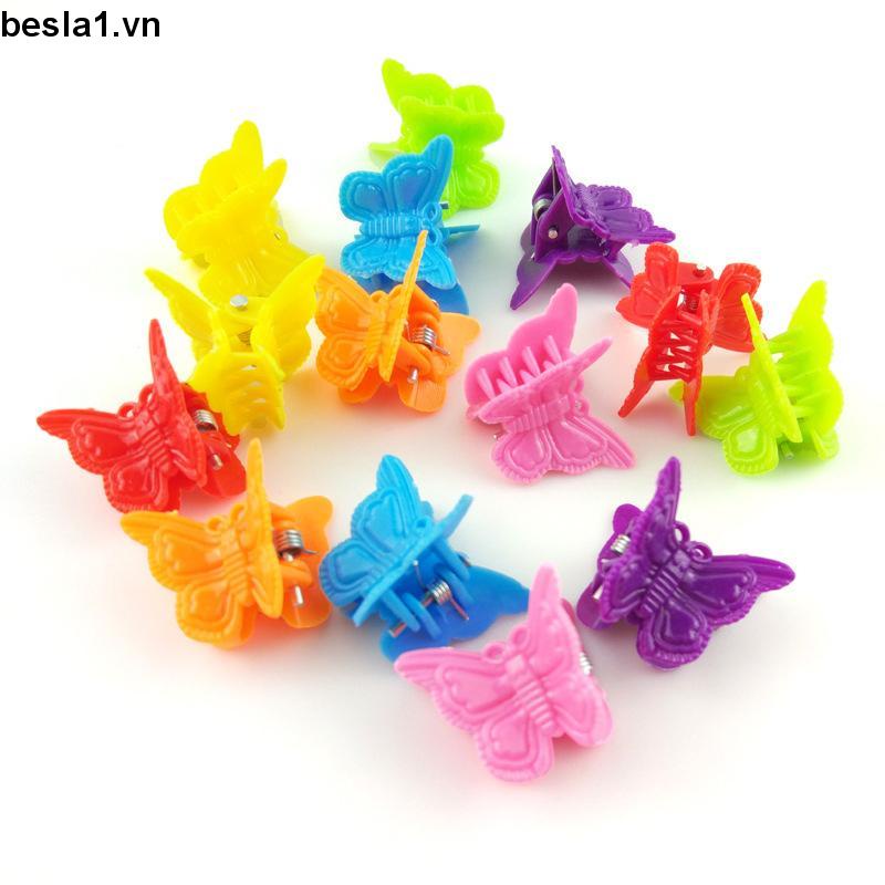 🌈Kẹp Tóc Hình Bươm Bướm Mini Màu Kẹo Nhỏ Nhắn Dành Cho Bé Sơ Sinh