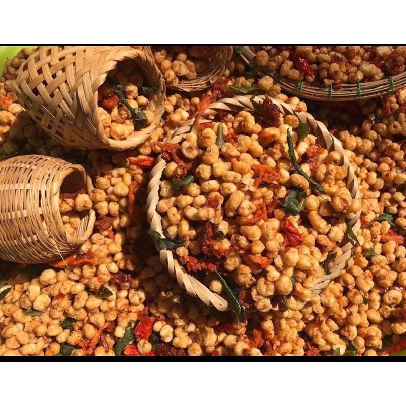 500g ngô nếp sấy khô bò lá chanh -ăn là nghiền