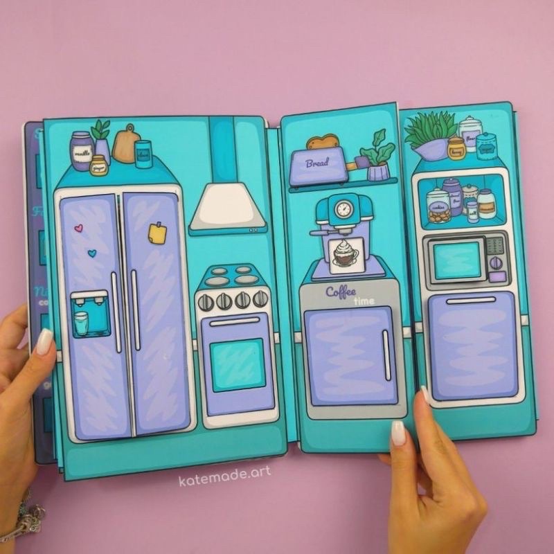 NGÔI NHÀ BÚP BÊ GIẤY 2 ( NGÔI NHÀ MÙA ĐÔNG)