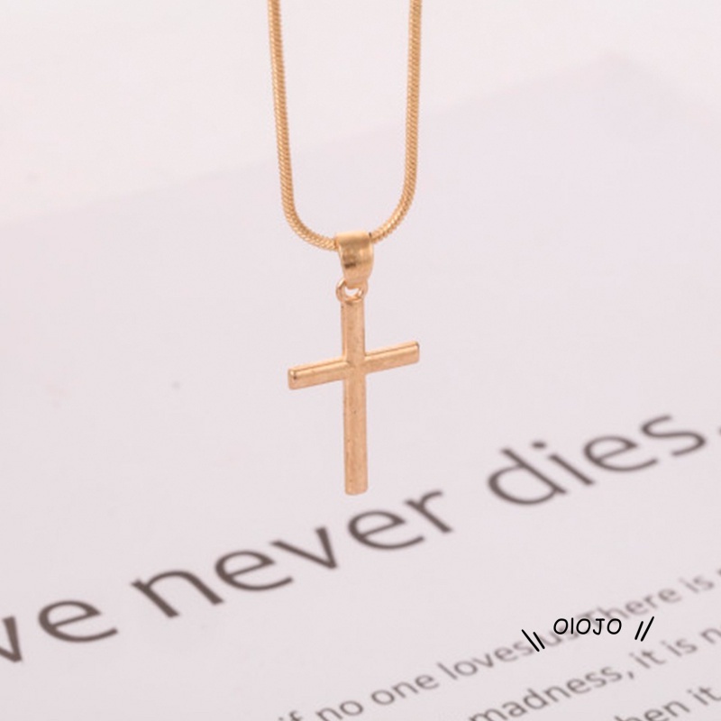 Vòng cổ mặt thánh giá mạ vàng 18K thời trang