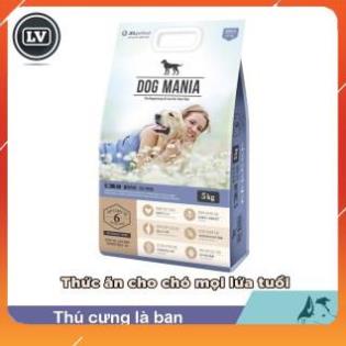 Thức ăn hạt cho chó DOG MANIA  túi 5kg | giảm mùi hôi của phân, nguyên liệu cao cấp [SHIP HỎA TỐC]