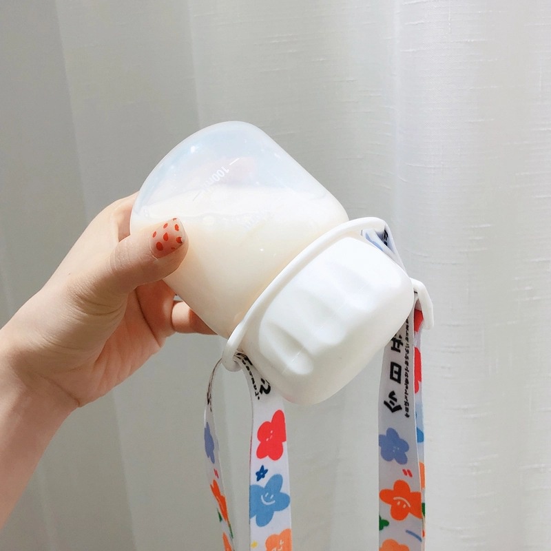 Bình Nước Trong Suốt Chống Rò Rỉ Dung Tích 220ML