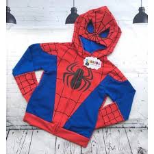 Áo khoác Siêu Nhân Nhện (spider) cho bé mùa Đông - SAMKIDS Size 3