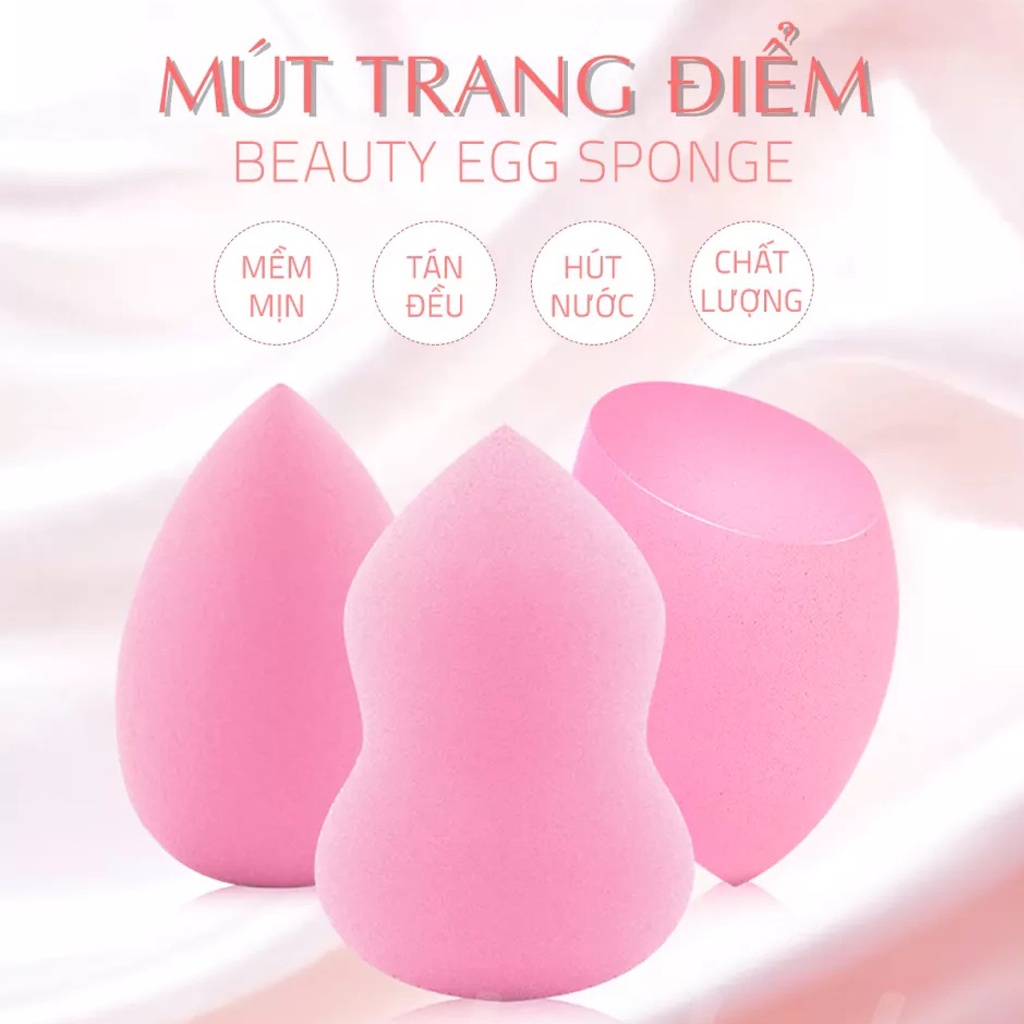 Mút trang điểm tán kem nền Acosmetics chất liệu siêu mềm mịn, dễ vệ sinh, 20g