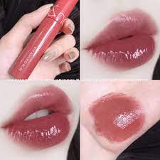 Son Tint bóng Romand màu 19 Juicy Lasting Tint Hồng nâu đất