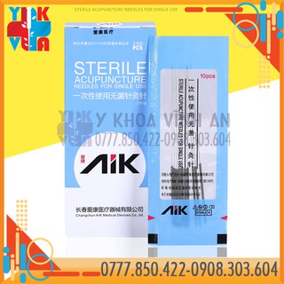 Kim châm cứu aik hộp 100 kim