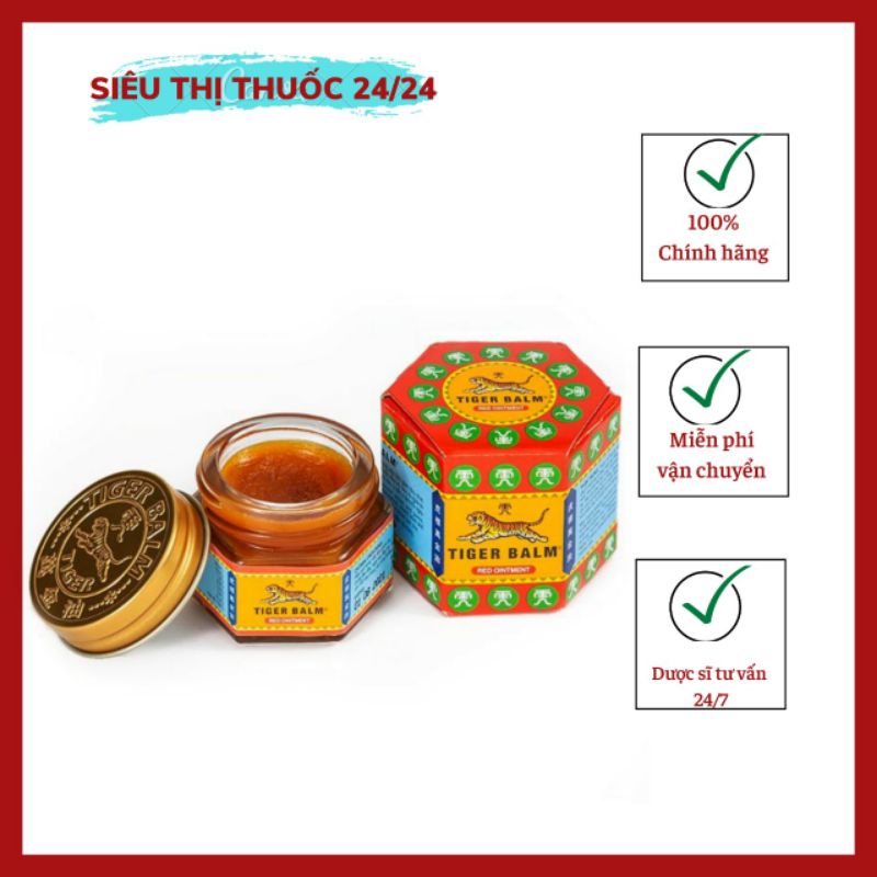 Dầu Cù Là TIGER BALM💥Cam Kết Chính Hãng💥Lọ 30g