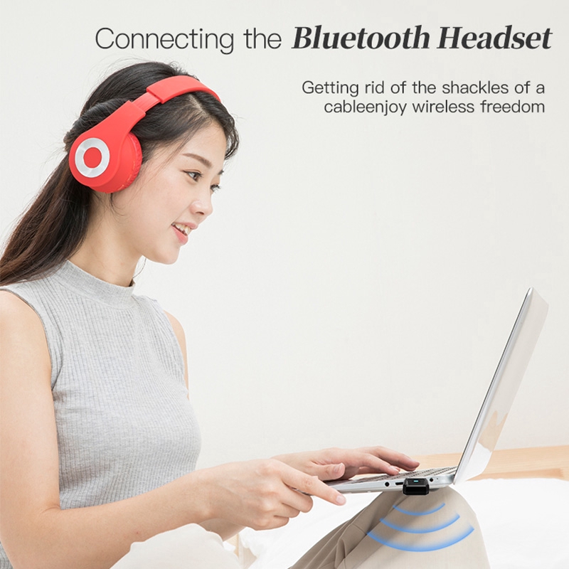 Usb Bluetooth Nhận Truyền Tín Hiệu Âm Thanh Cho Máy Tính / Notebook / Máy Tính Bảng / Tai Nghe