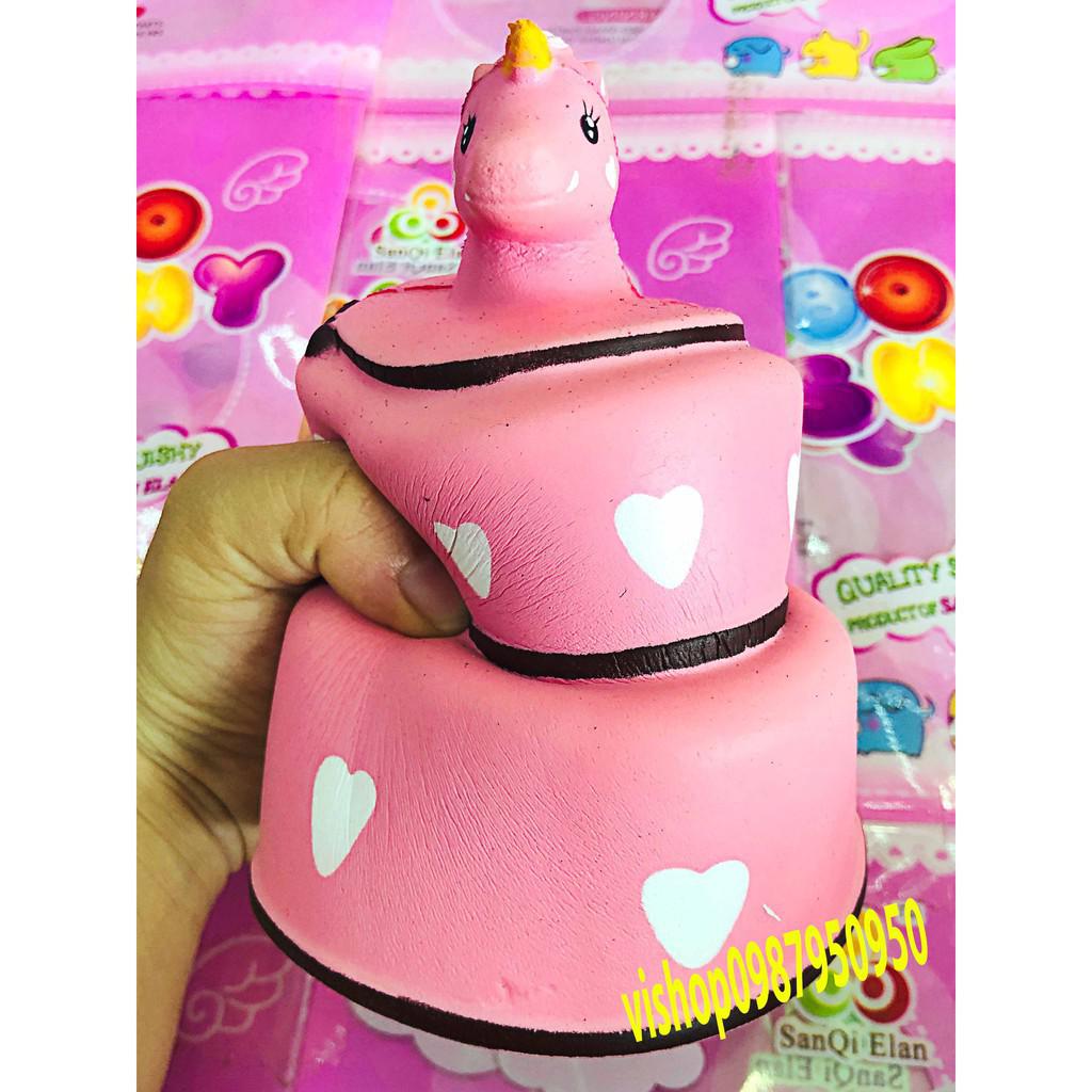 SQUISHY BÁNH KEM NGỰA 2 TẦNG Siêu rẻ