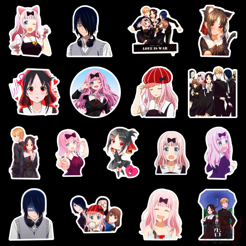 100Pcs/Set ❉ Kaguya Sama: Love Is War Series A Shinomiya Kaguya Stickers ❉ DIY Fashion Decals Doodle Stickers