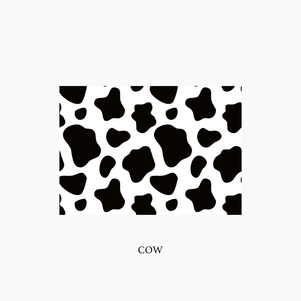 Daice || black and white pattern sticker - sticker/nhãn dán/decal trang trí