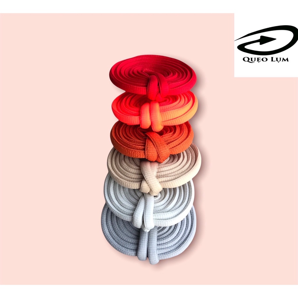 Dây Giày Oval Bầu Dục bản 7mm nhiều màu dùng thay thế cho sneaker