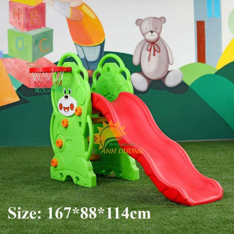 Cầu trượt dùng ngoài trời cho các trường mầm non