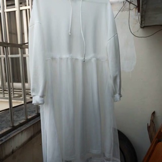 [Hàng oder] Váy nỉ có mũ dáng xoè