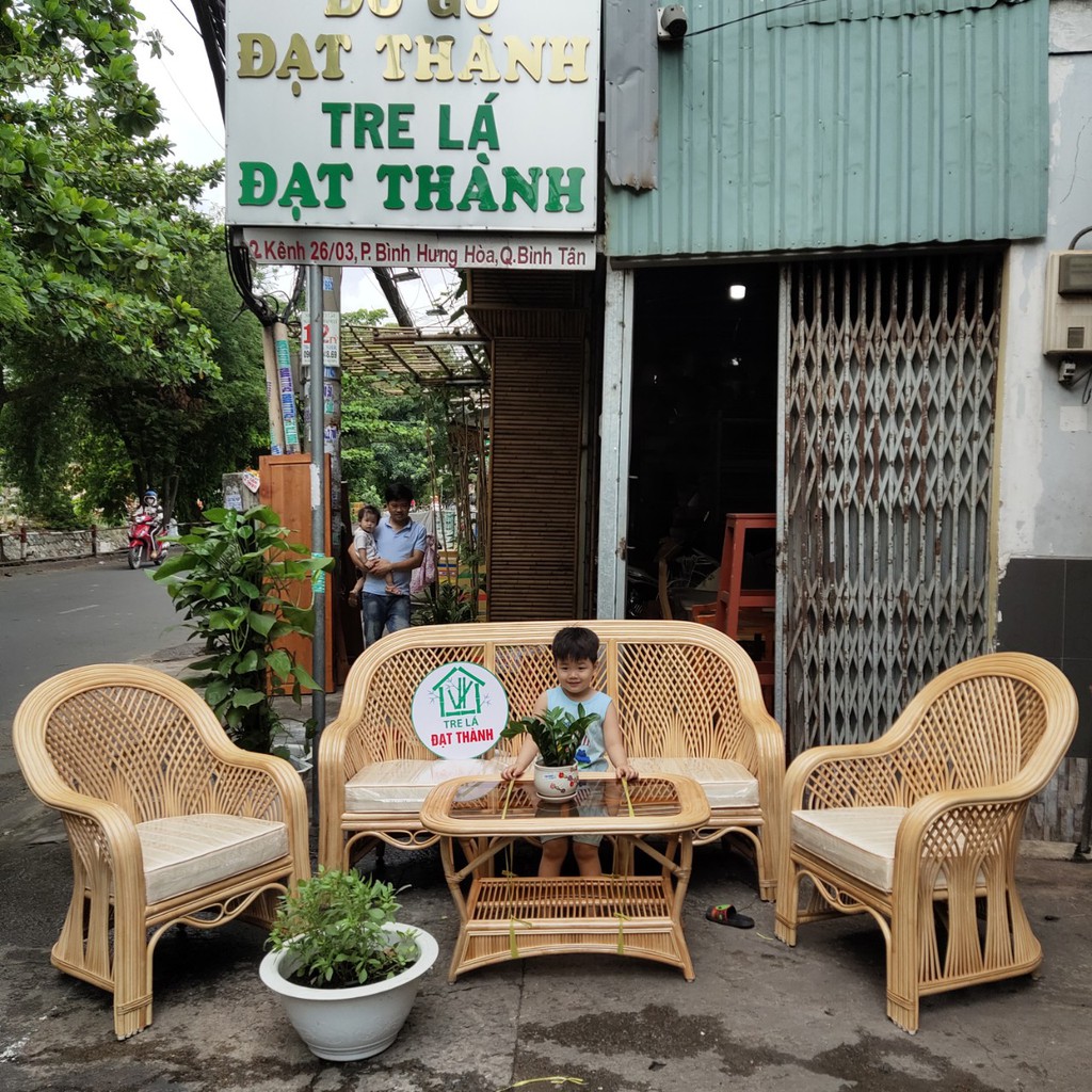 BỘ BÀN GHẾ MÂY PHÒNG KHÁCH