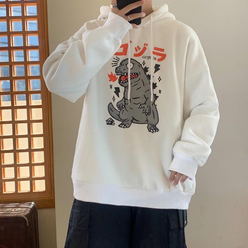 Áo Hoodie Nam Nữ Kích thước từ 40 tới 75kg In hình Rồng Khủng Long Kisumo chất nỉ bông ấm dày dặn | BigBuy360 - bigbuy360.vn