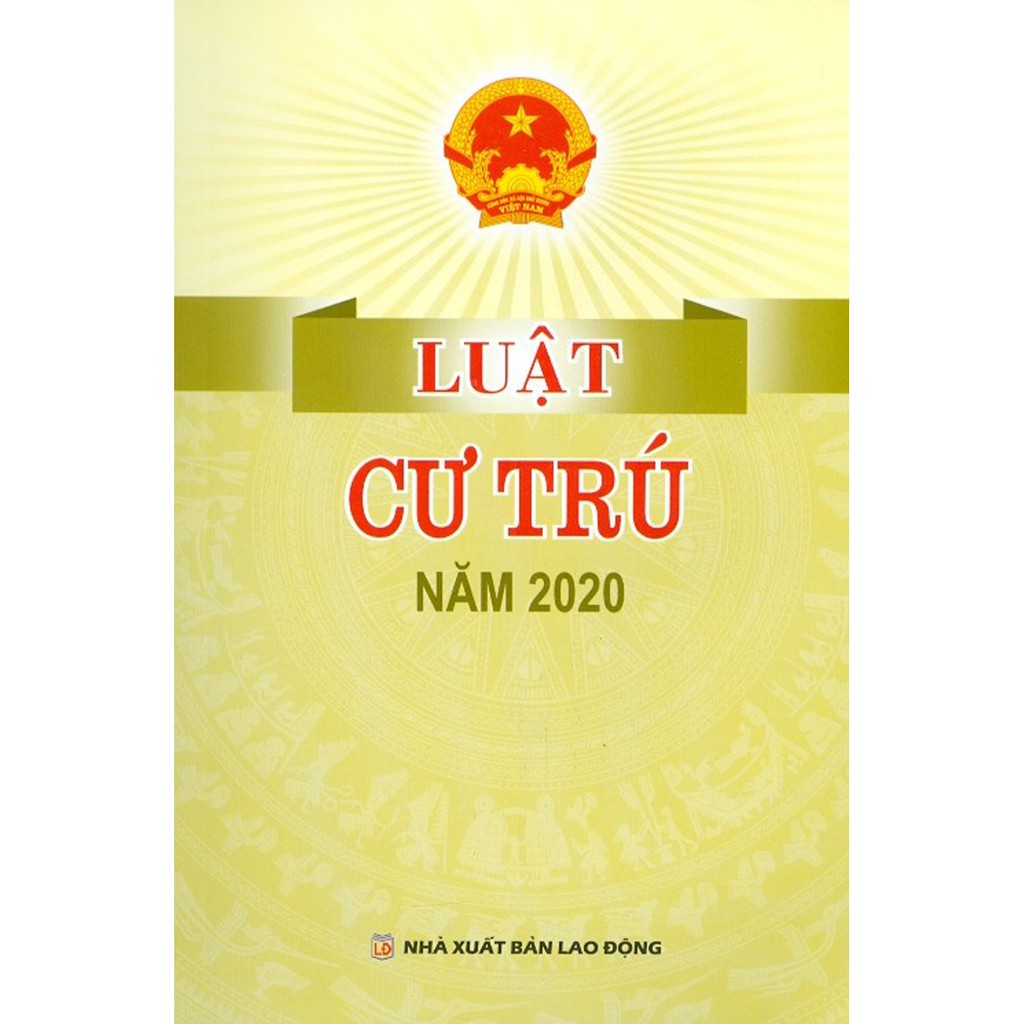 Sách - Luật Cư Trú Năm 2020
