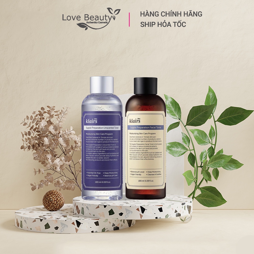 [ Mẫu Mới 2021] Nước Hoa Hồng Klairs Supple Preparation Toner