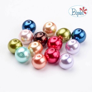 Ngọc trai thủy tinh size 12mm (2 viên)