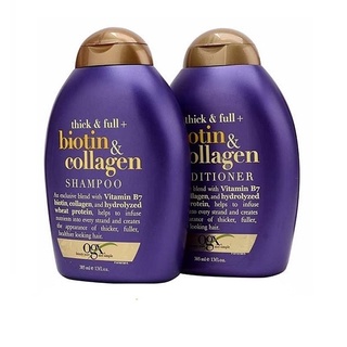 Cặp Gội Xả OGX Biotin & Collagen 335ml