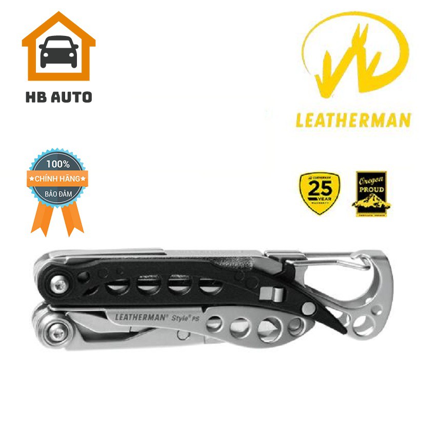 [ THÔNG DỤNG] Kìm Đa Năng Leatherman Style PS 8Tools tích hợp 8 công năng với thép không rỉ ,dụng cụ tuyệt vời du lịch