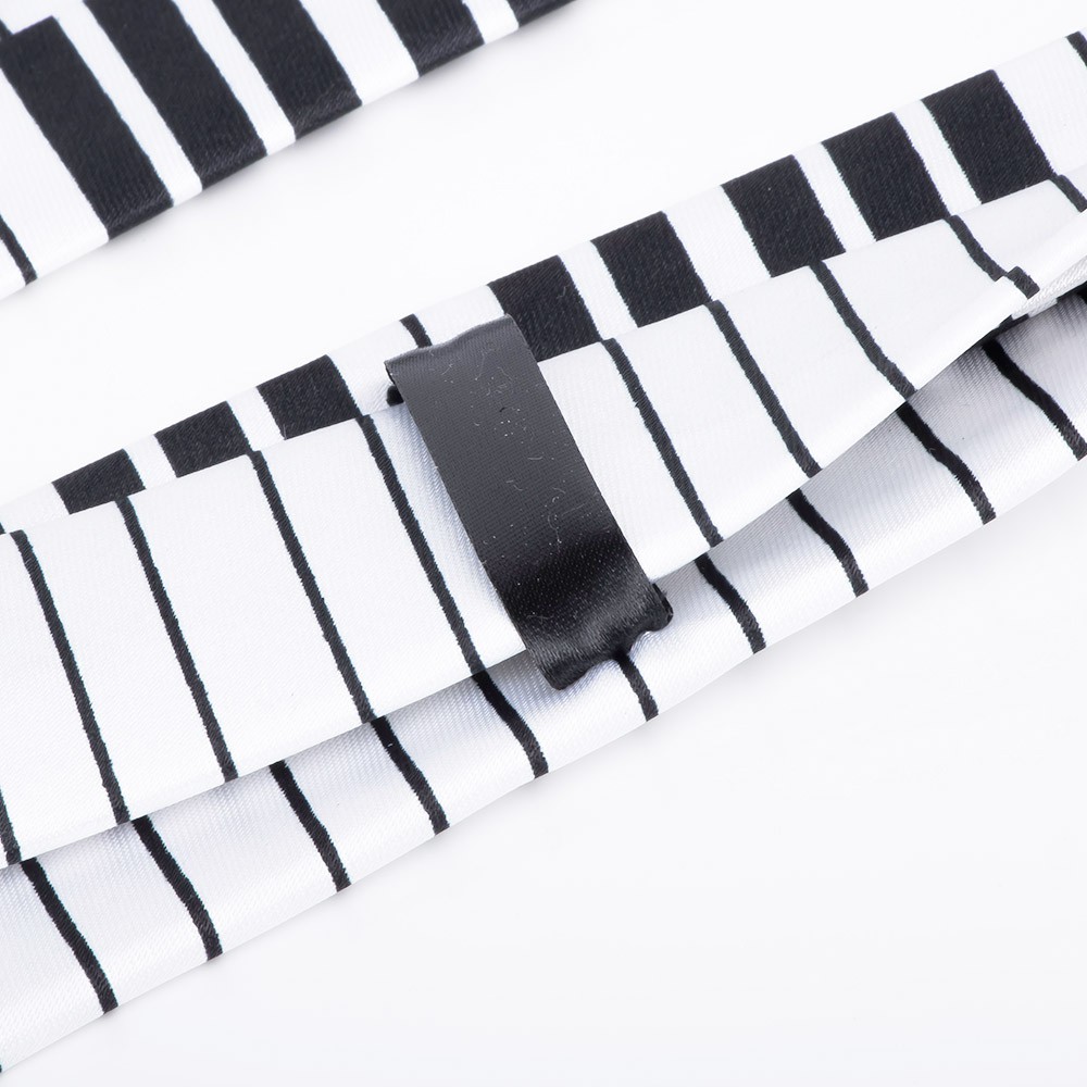 Cà Vạt Họa Tiết Hình Phím Đàn Piano Độc Đáo