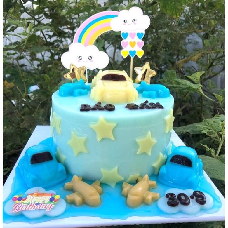 Khuôn silicon hình xe ô tô làm thạch rau câu, pudding, mousse