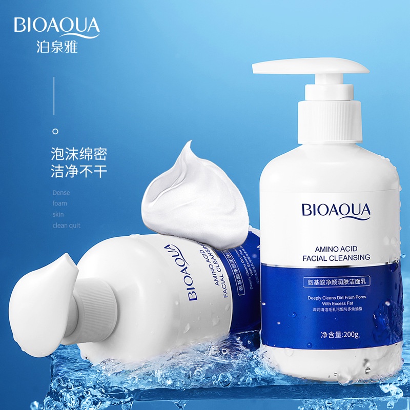Sữa Rửa Mặt Tạo Bọt Amino Acid Dưỡng Ẩm Dịu Nhẹ Cho Nam