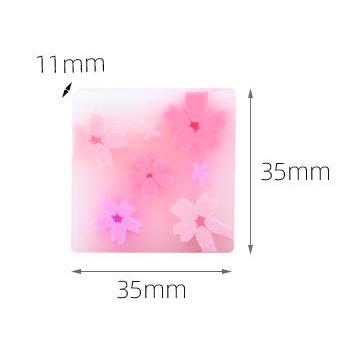 Gôm Tẩy 4B Chữ Nhật Sakura Cục Tẩy không bụi chữ nhật in hình hoa anh đào
